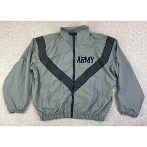 US Army Windbreaker Jacket Physical Fitness Training Uniform IPFU Small Regular